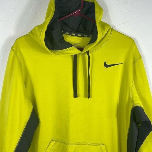 🔥 NIKE THERMA-FIT Polyester HOODIE SWEATSHIRT- Men Sz M - EXCELLENT Condition - Picture 1 of 8